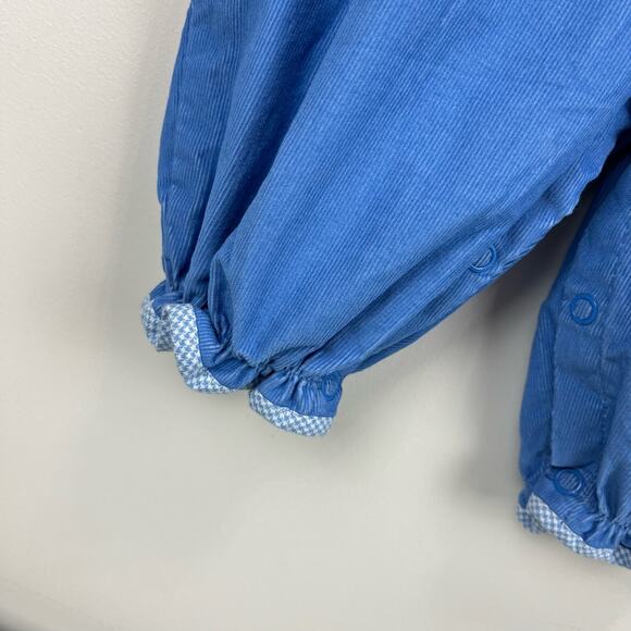 ZU Petit Ami Giraffe Applique Corduroy Jumpsuit 9 Months NWT - Picture 4 of 8